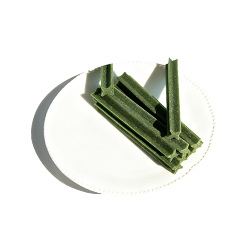 Golosinas Sólidas para Perros con Sabor a Menta en Forma de X 12cm, Snack para Pico de Perro de Uso Doble