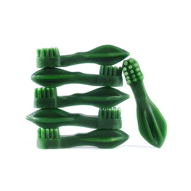 Golosinas masticables con cepillo para mascotas de 6,5 cm