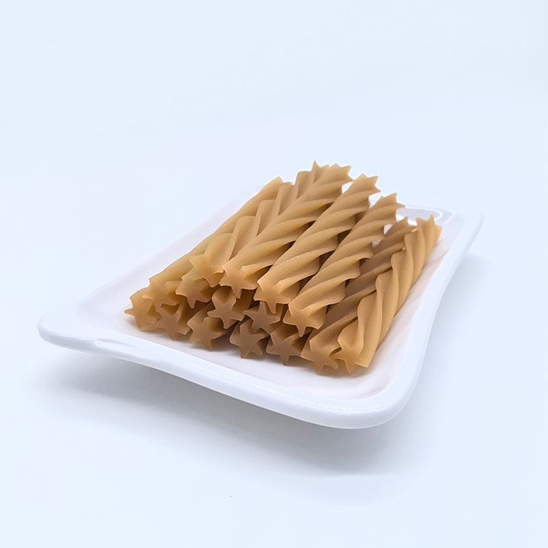 Palo masticable para alimentos para mascotas con limpieza dental multisabor natural