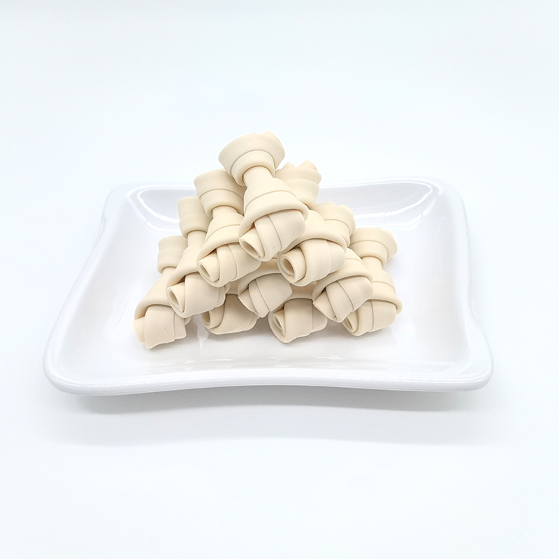 Golosinas para Perro de Hueso de Color Único Seguras y Saludables 2.5-3”